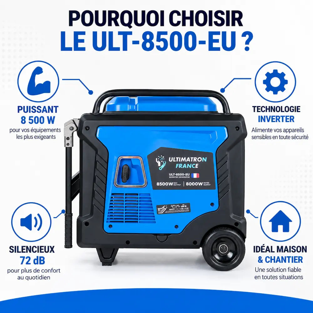 Groupe électrogène Inverter 8500W | ULT-8500-EU