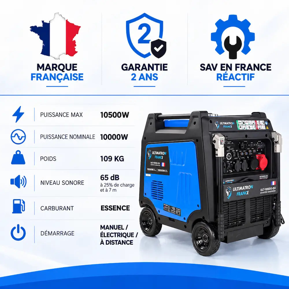 Groupe électrogène portable 10500W | ULT-10500-EU