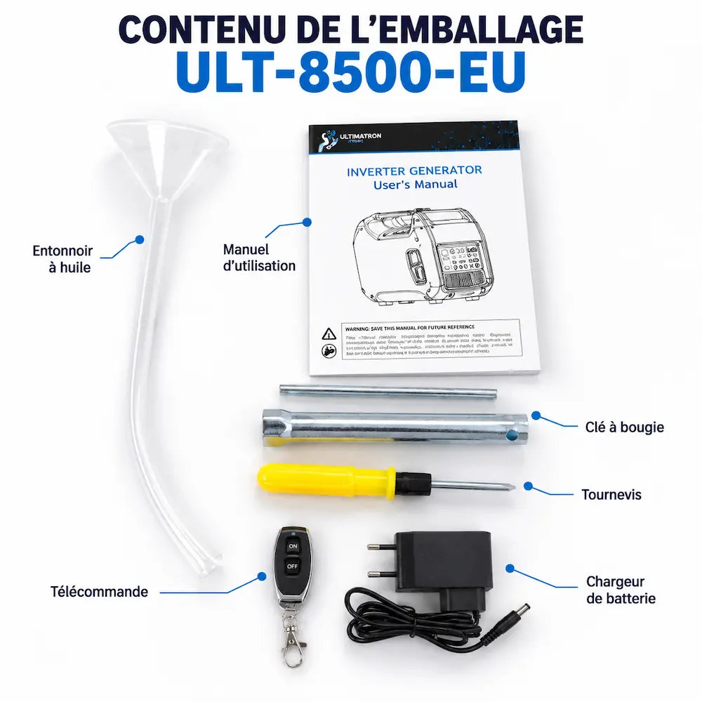 Groupe électrogène Inverter 8500W | ULT-8500-EU