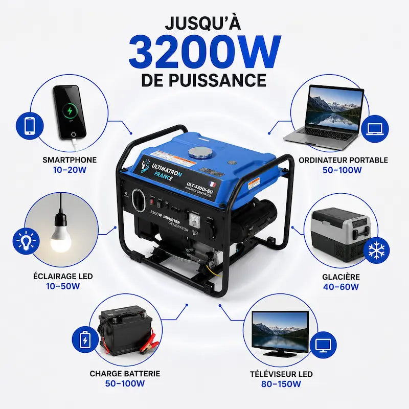 Groupe électrogène inverter 3200W