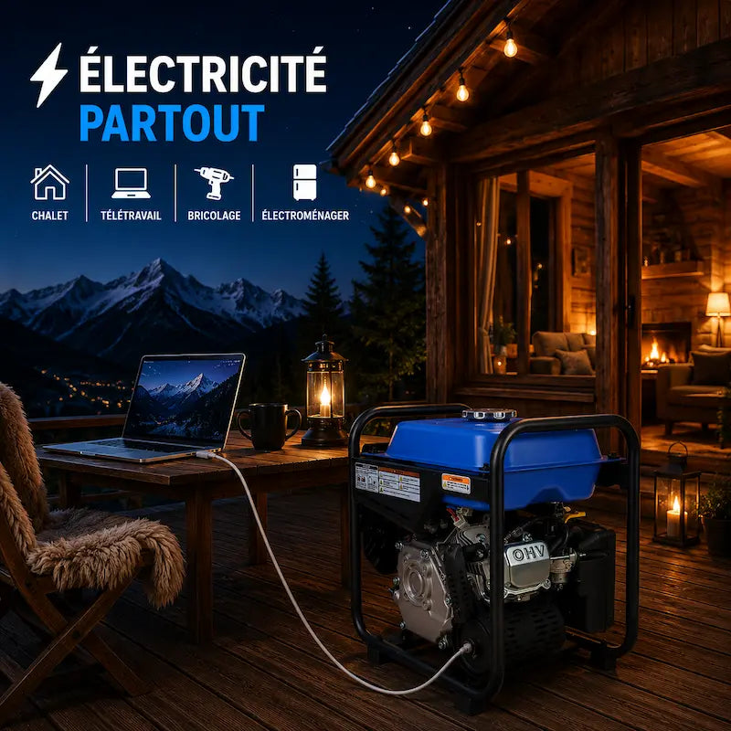 Groupe électrogène inverter 3800W