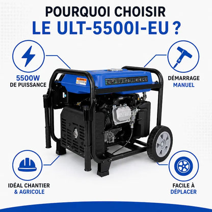 Groupe électrogène inverter 5500W