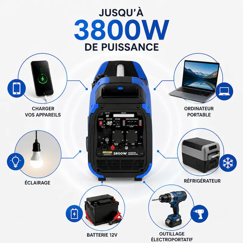 Groupe électrogène portable 3800W