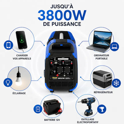 Groupe électrogène portable 3800W
