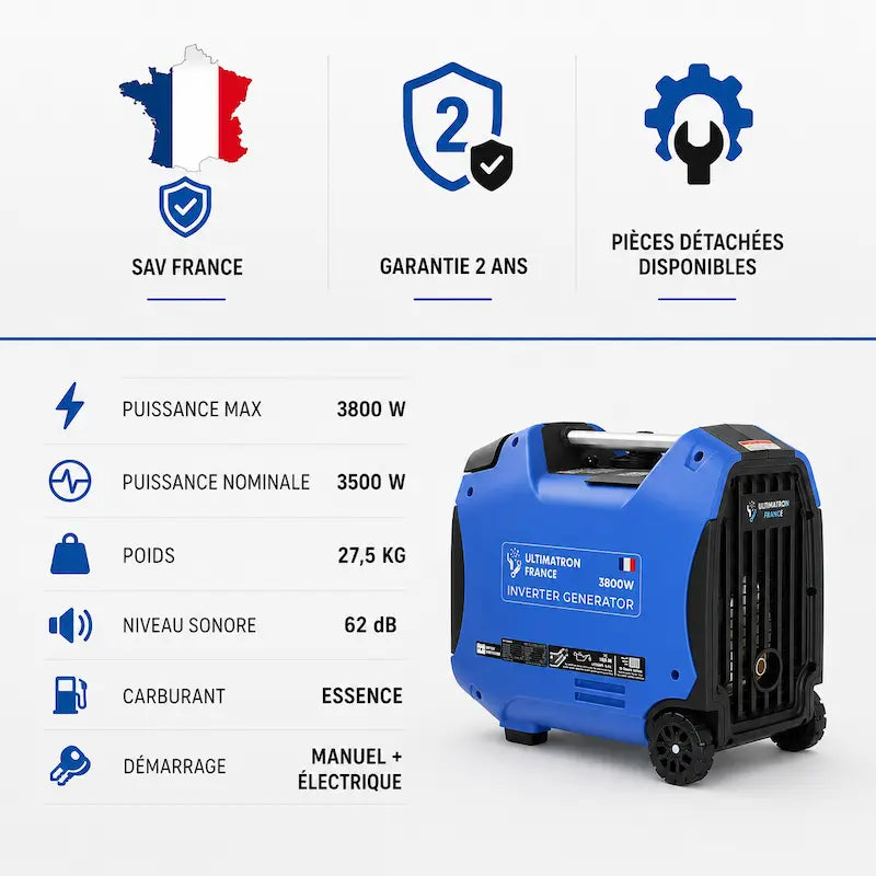 Groupe électrogène portable 3800W