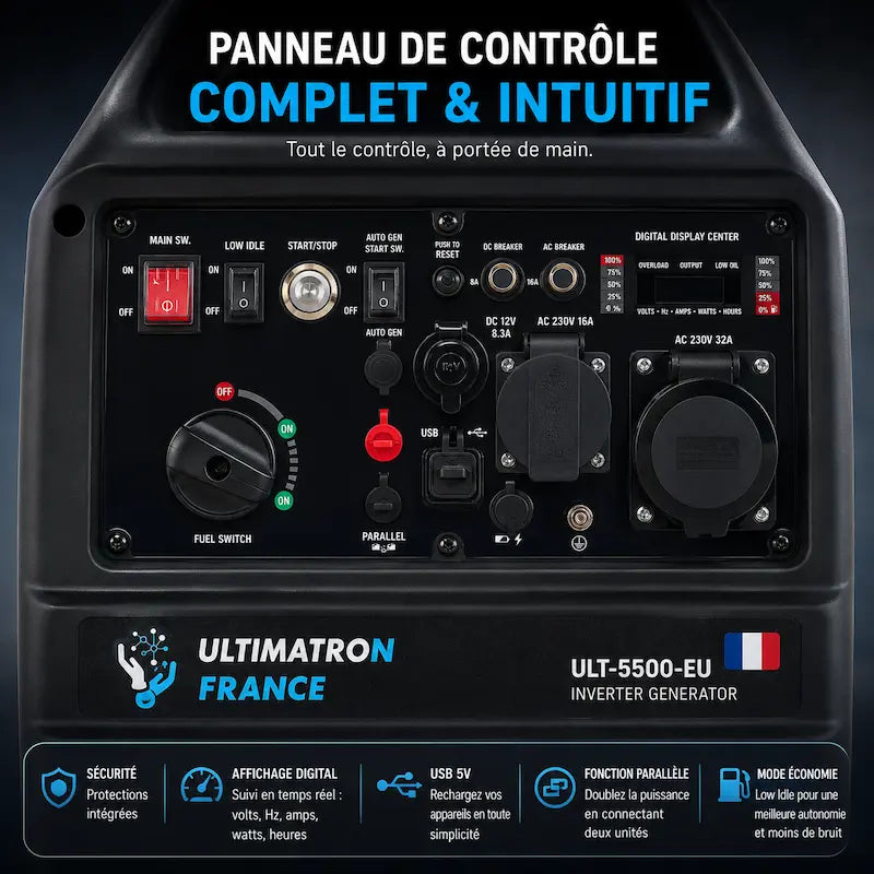 Groupe électrogène portable 5500W