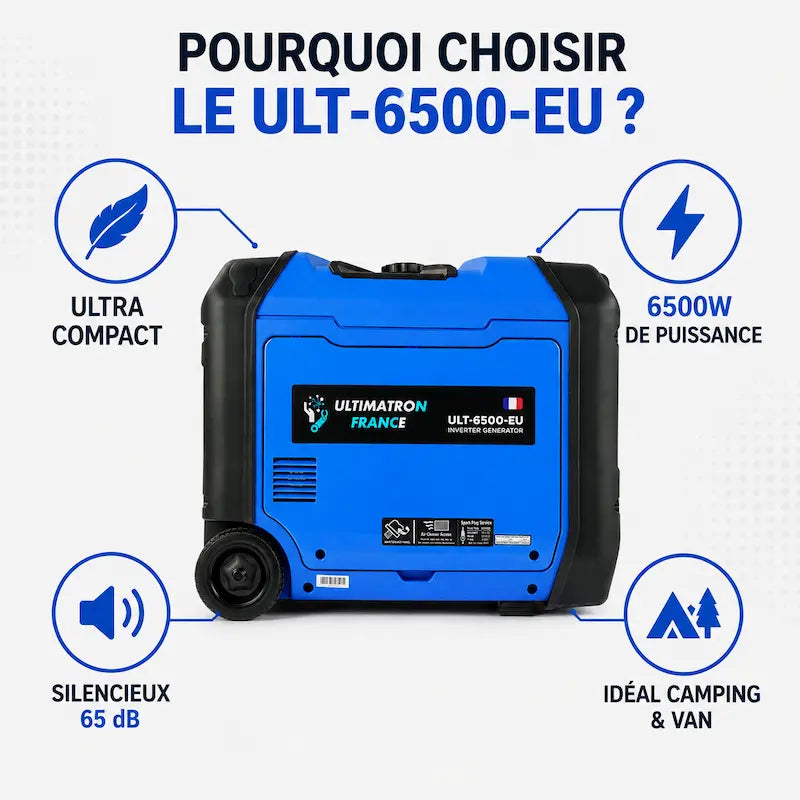Groupe électrogène portable 6500W