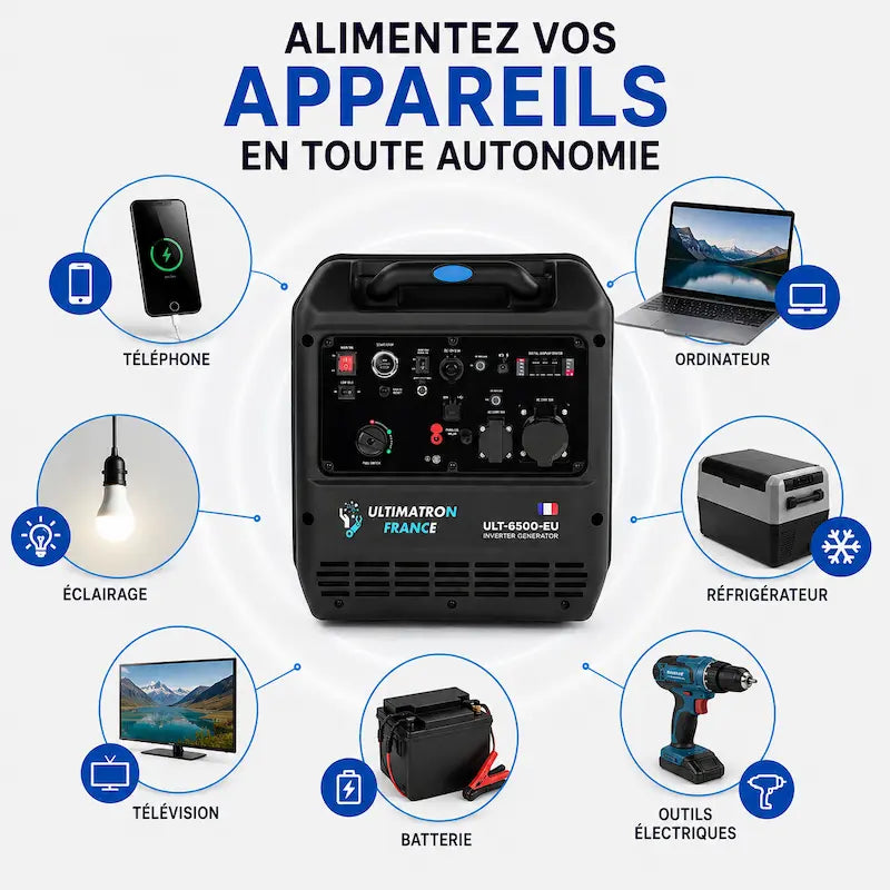 Groupe électrogène portable 6500W