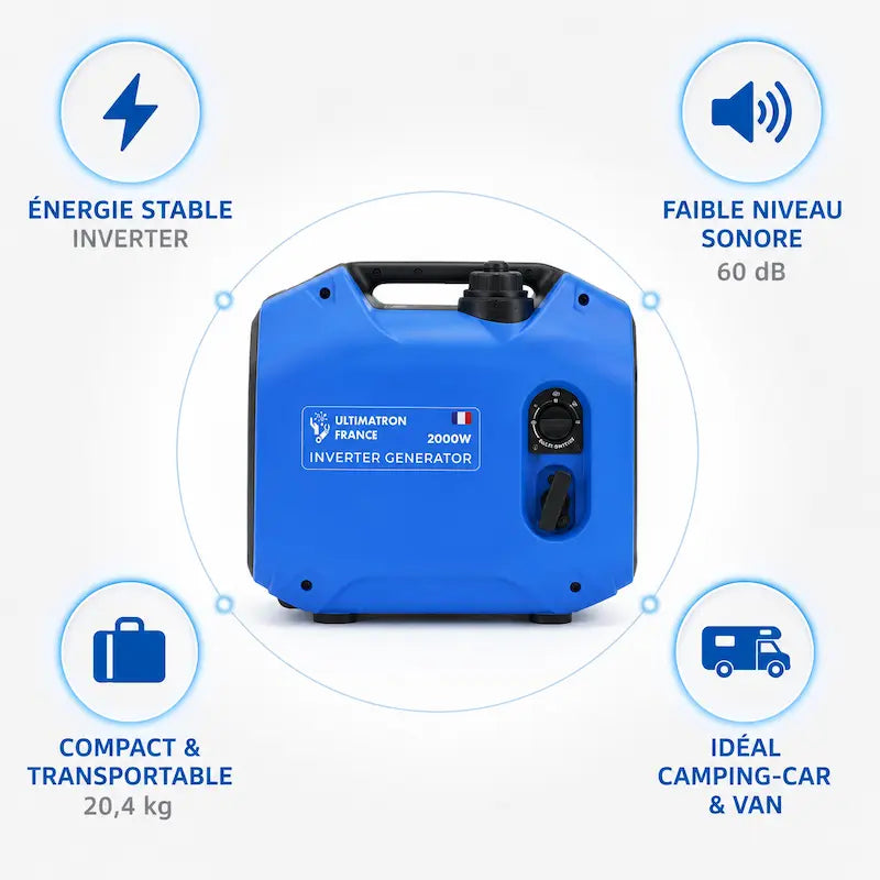 Groupe électrogène portable inverter 2000W