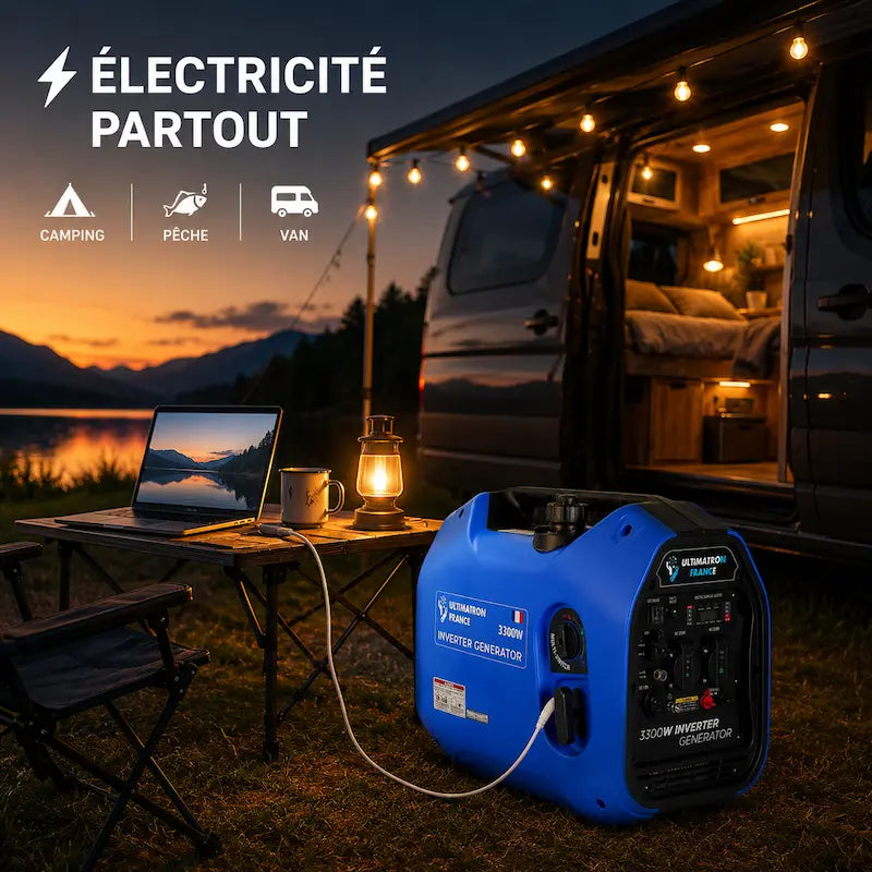 Groupe électrogène portable inverter 3300W